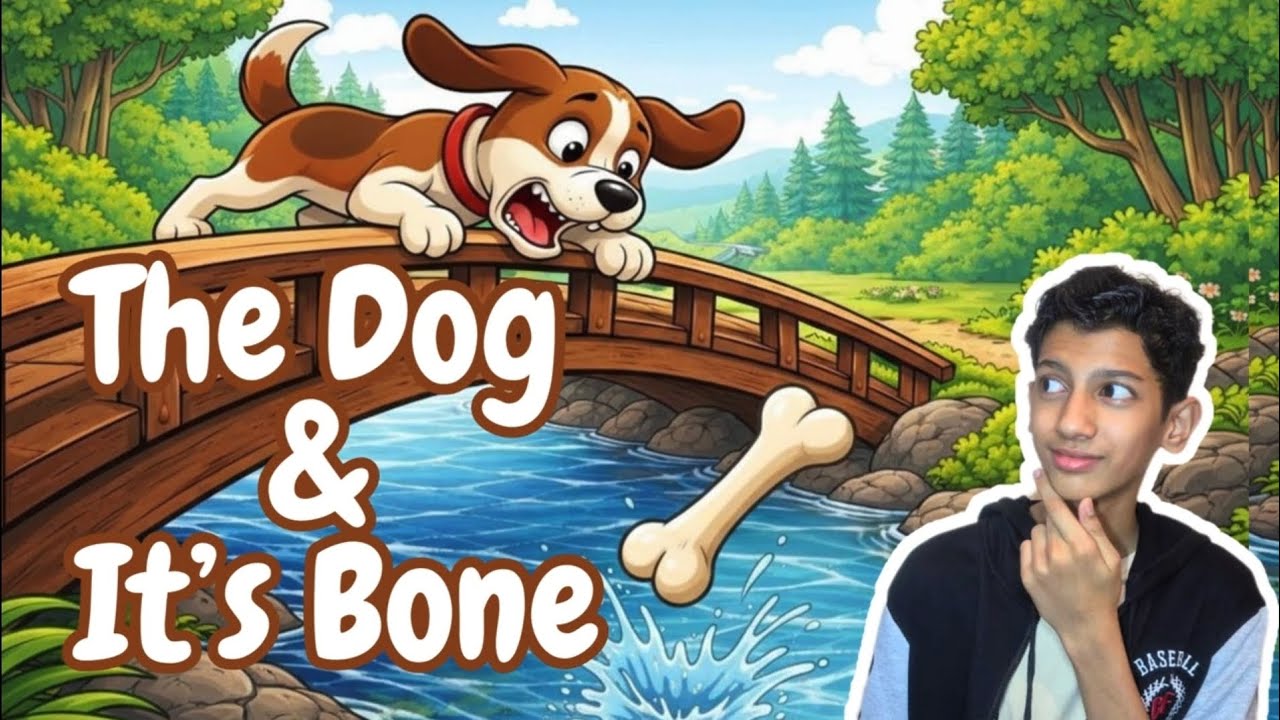 The Dog and it's Bone | The Kids Stories | Moral stories | Greedy Dog || Bashar Fathahullah 
