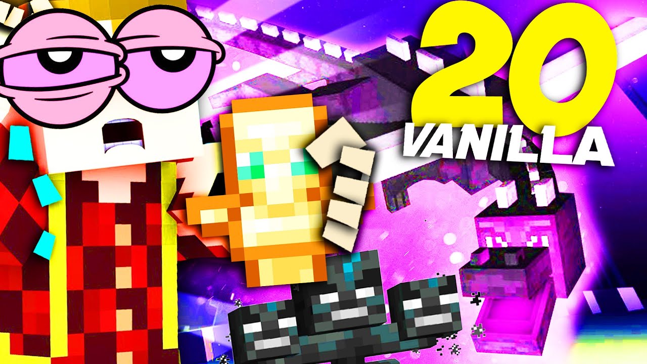 SERIE VANILLA - UCCIDO DRAGO E WITHER E RECUPERO L' ELYTRA !! #20