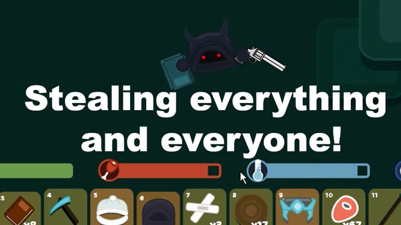 Winter Hood - Stealing everything and everyone - Starve.io - texas 2 / Mundo Jamaica!