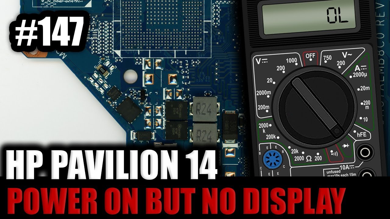 HP PAVILION 14 - POWER ON BUT NO DISPLAY (PART I)