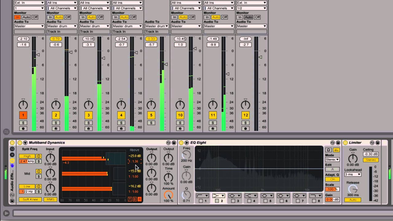 Ableton Live - Tutorial 18 : Mastering