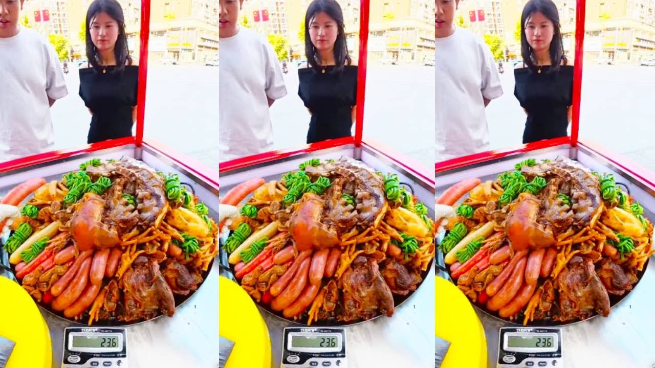 沉浸式带你体验我在江西景德镇卖大锅卤菜的快乐#景德镇美食 #胡师父大锅卤菜 #卤味熟食