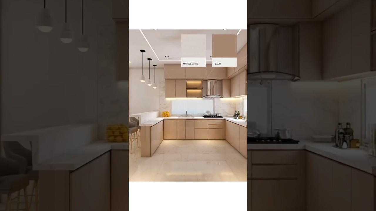 Best 7 Kitchen ✨ Laminate Colour Combination in 2025 #interiordesign #homedecor #kitchen #shorts