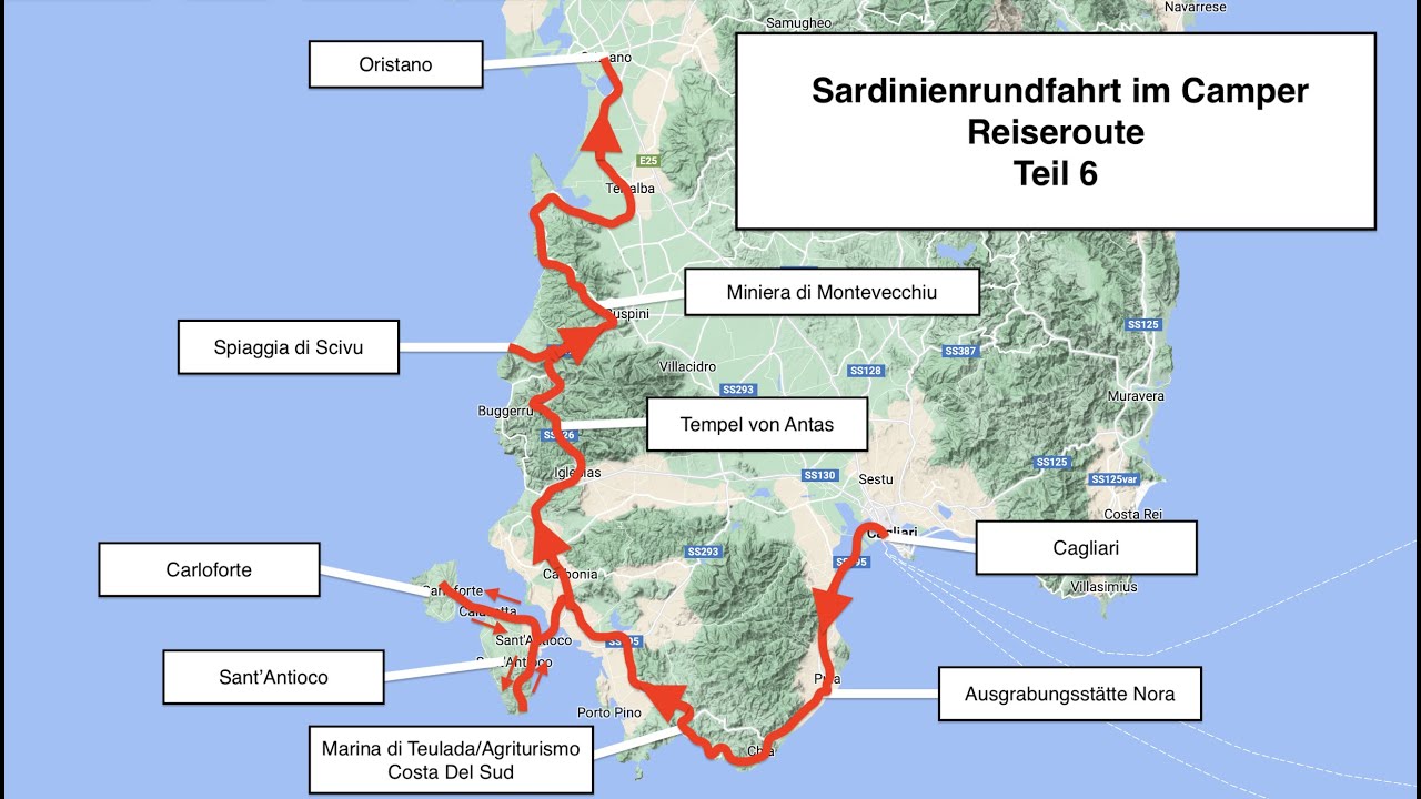 Sardinienrundfahrt im Camper - Teil 6