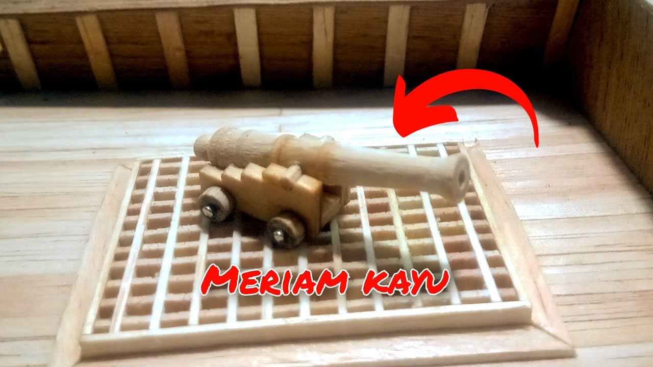 Cara membuat meriam kapal || Galleon Myflower