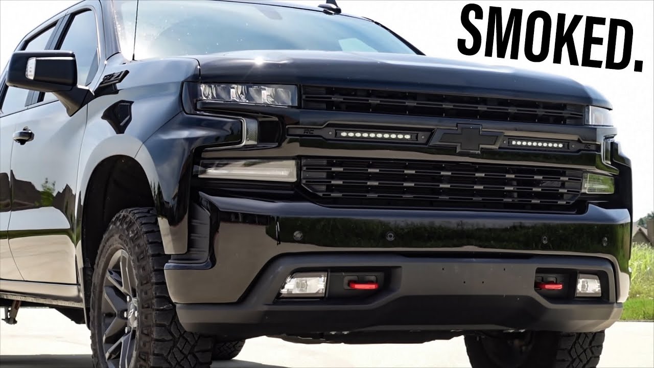 HEX Tint? Smoked 2020 Trail Boss for the WIN - Silverado Midnight Edition