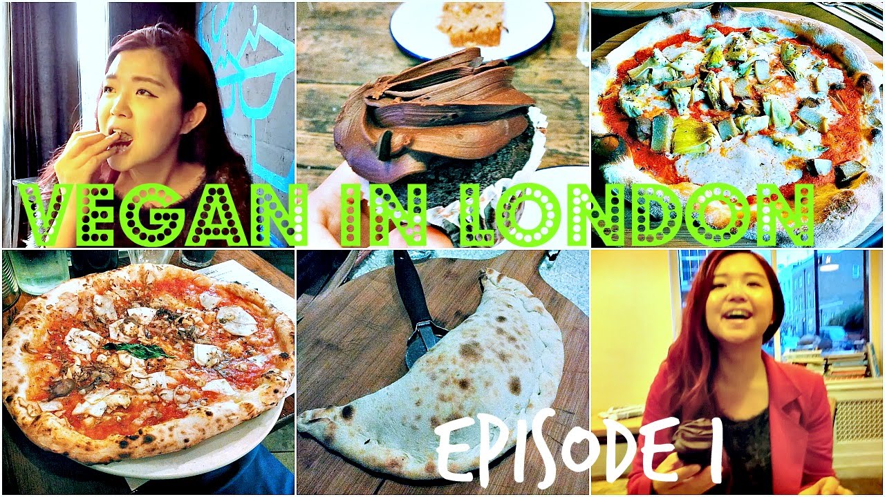 VEGAN IN LONDON (Ep #1) - PIZZAS, CALZONES, CUPCAKES | Cheap Lazy Vegan