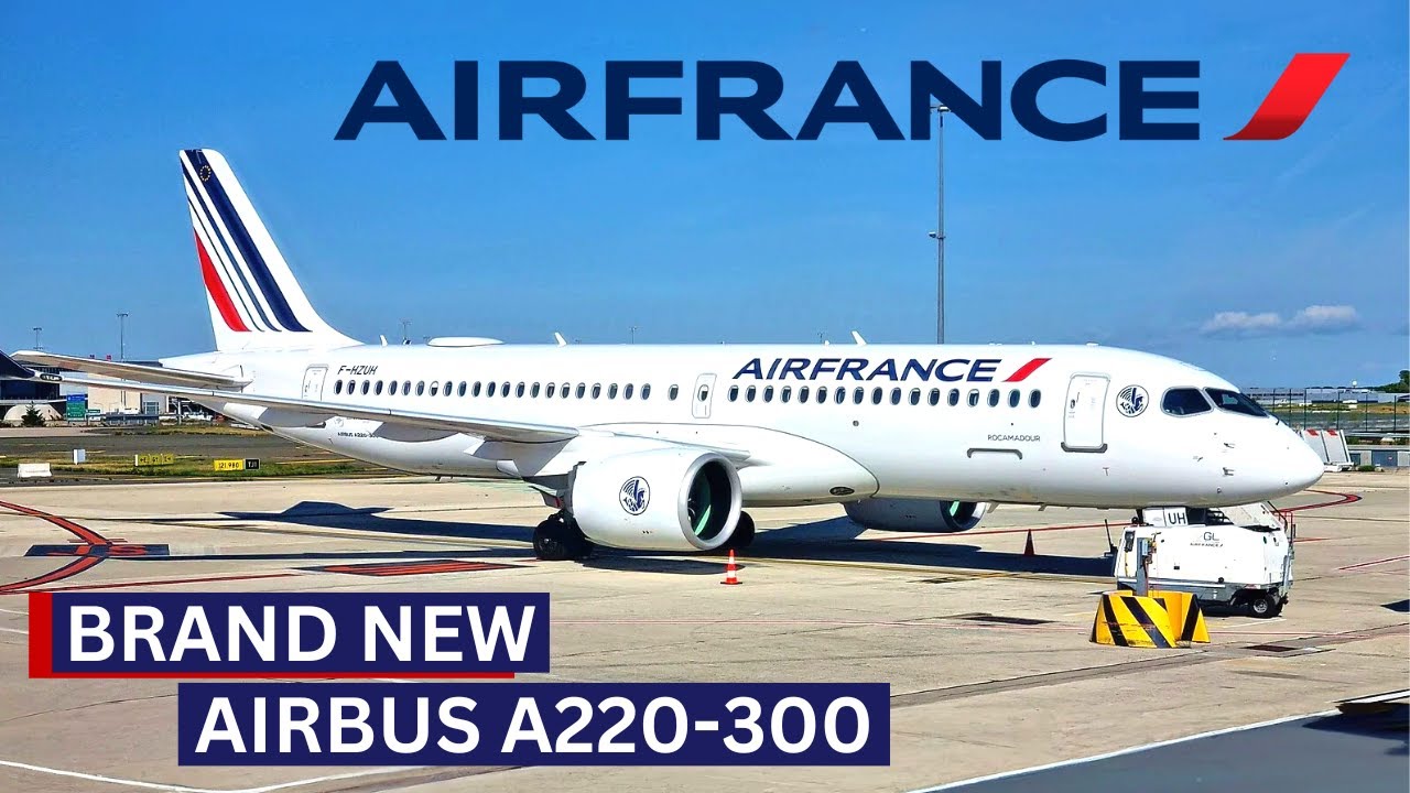 AIR FRANCE Brand New AIRBUS A220-300 (Economy) | Warsaw - Paris | Flight Review