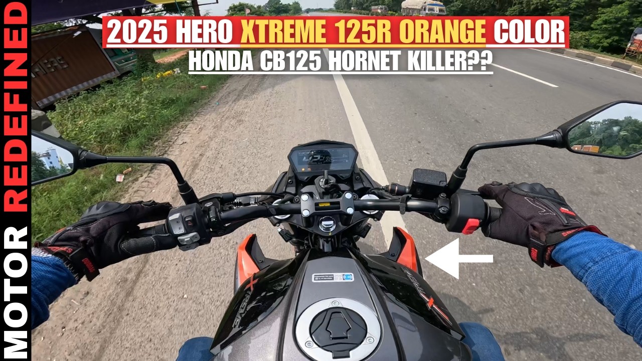 2025 Hero Xtreme 125R Orange Color Ride Review | Honda CB125 Hornet Killer??