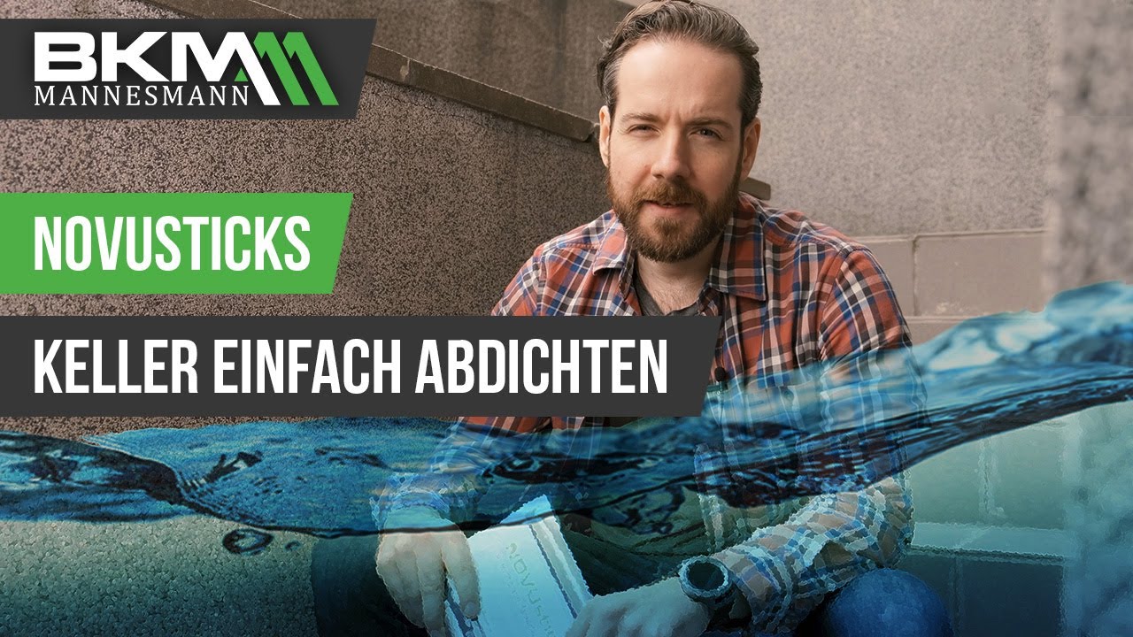 NOVUSTICK - Keller selber trockenlegen! | Nachträgliche Horizontalsperre erstellen | BKM.MANNESMANN