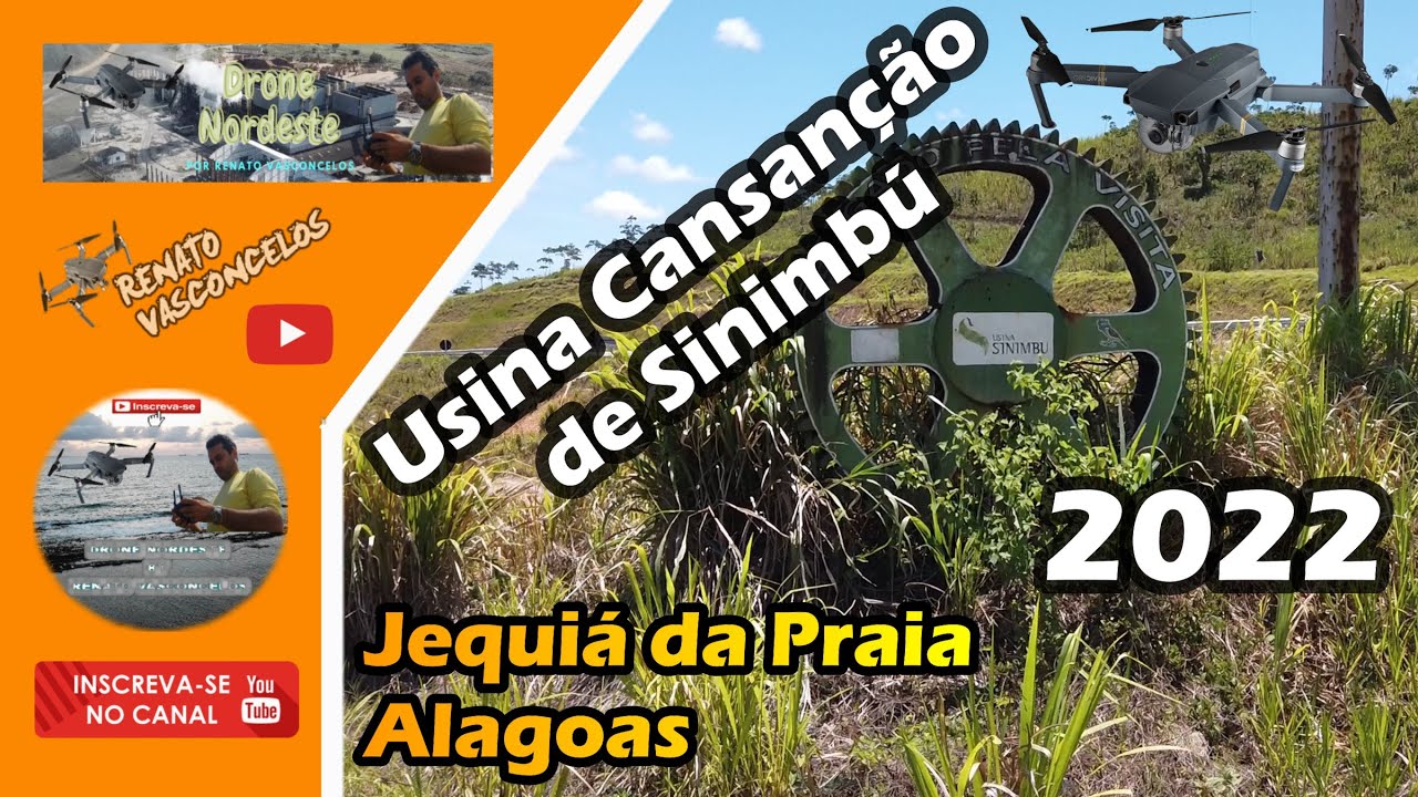 Usina Cansanção de Sinimbú com Drone Nordeste em Jequiá da Praia - Alagoas