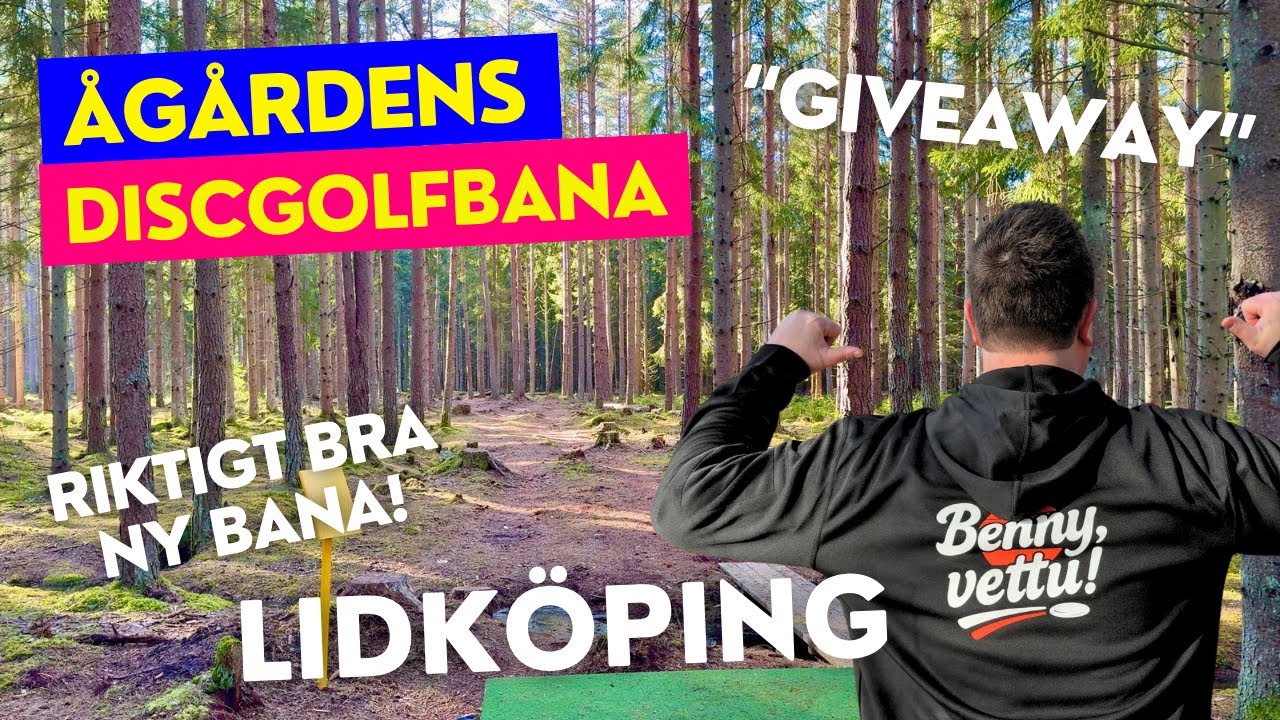 ÅGÅRDENS Discgolfbana i Lidköping! - Ny bana, stora nyheter och Giveaway