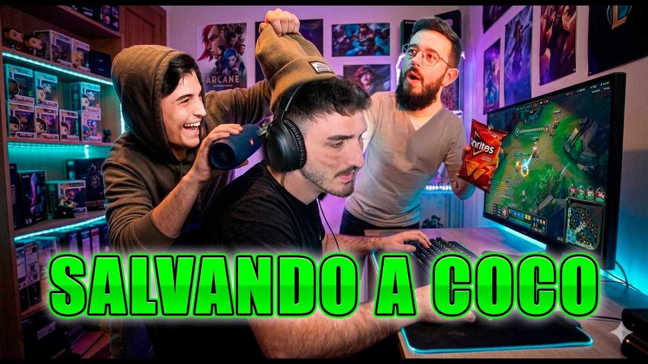 DESINSTALAR EL LOL O VIVIR UNA VIDA?  -IRL CON GONCHO Y COKER