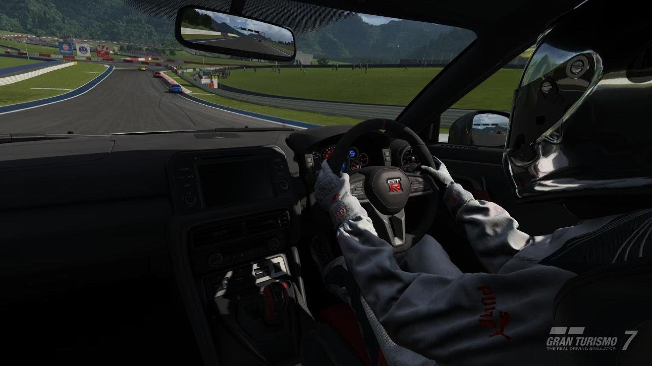 グランツーリスモ７にて京都ドライビングパークで疾走するGT-Rニスモ①