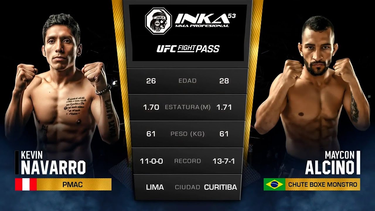 Inka MMA 53: Kevin Navarro vs Maycon Alcino | January 28, 2026