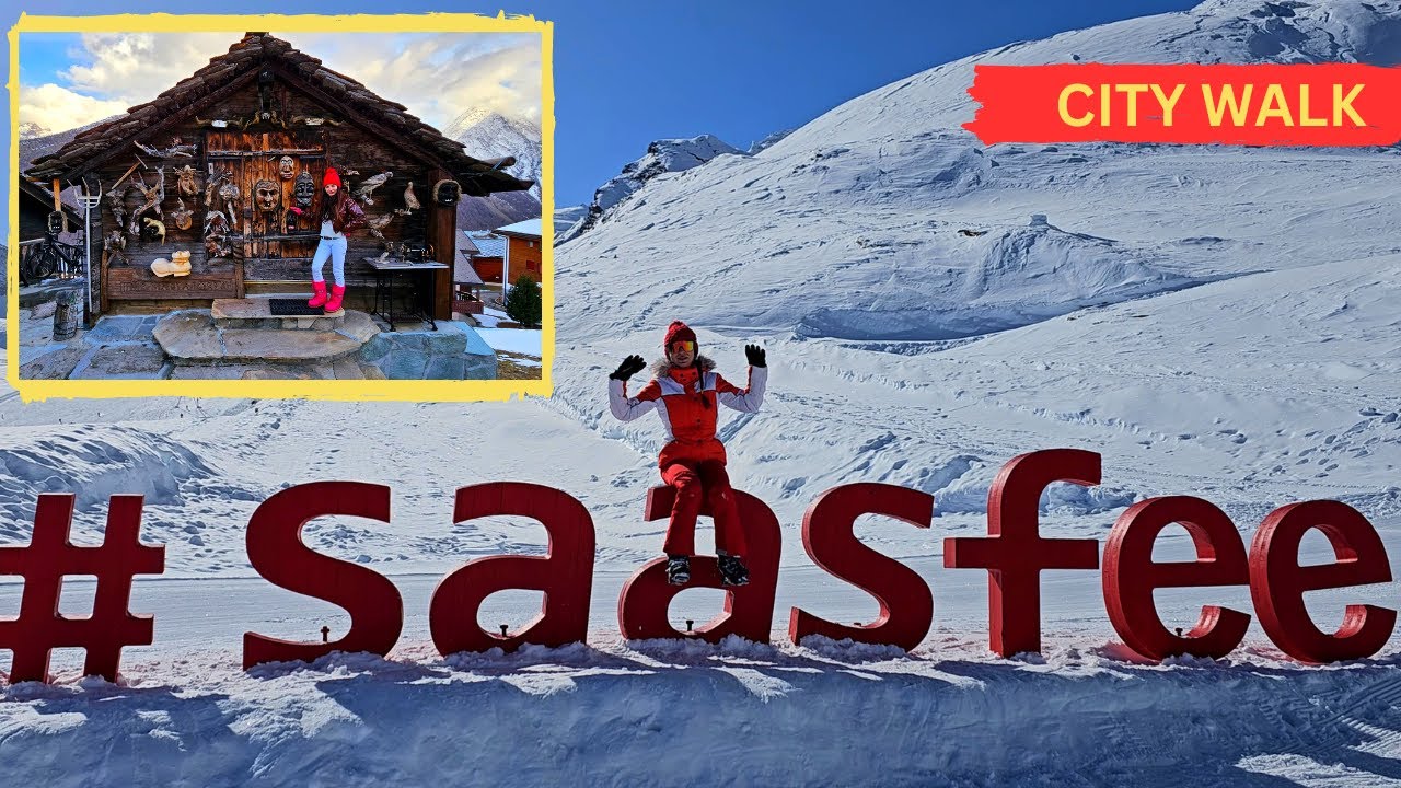 Saas Fee Walking Tour | Day and night | Travel Guide