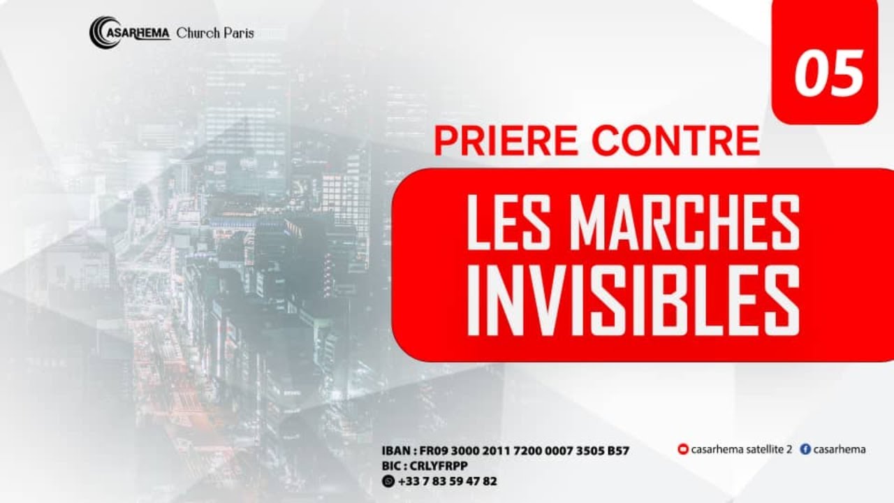 Prière contre les marchés invisibles  |Prophète Blaise Manzambi