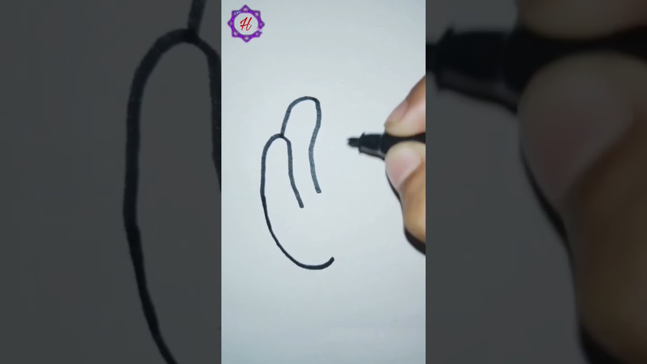 #shorts/Ok hand sign drawing