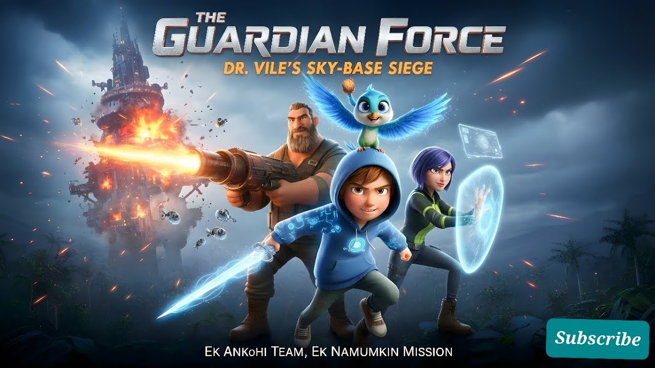 |2077: Guardians of Two Worlds | Zayan, Myra & Rofie vs The Digital Virus|