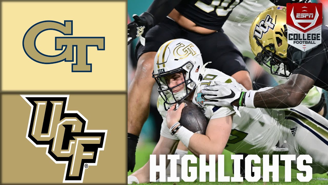 Gasparilla Bowl: Georgia Tech Yellow Jackets vs. UCF Knights | Full Game Highlights