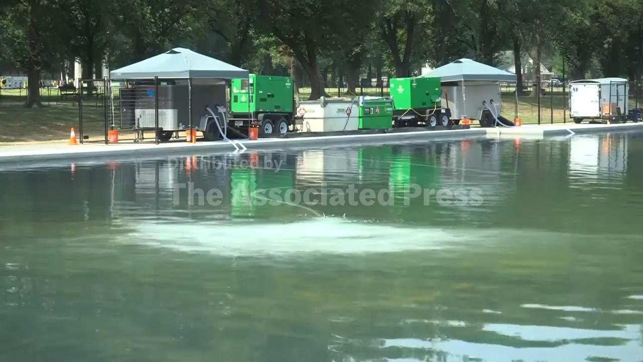 Reflecting Pool problems persist as Trump looks for a do-over due to algae and coating issues