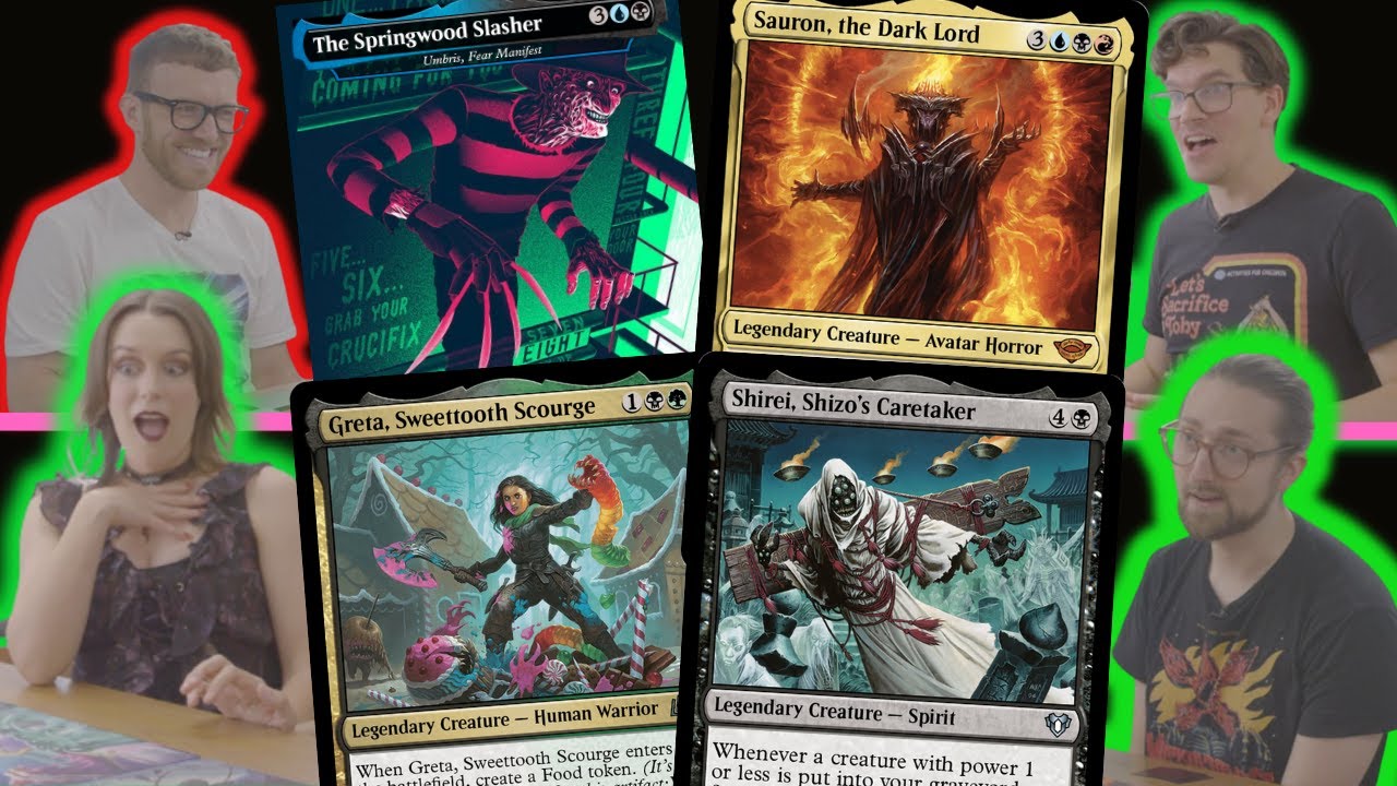 MTGSPECTACULAR #2 Умбрис против Греты против Саурона против Ширей Командир Геймплей MTG EDH