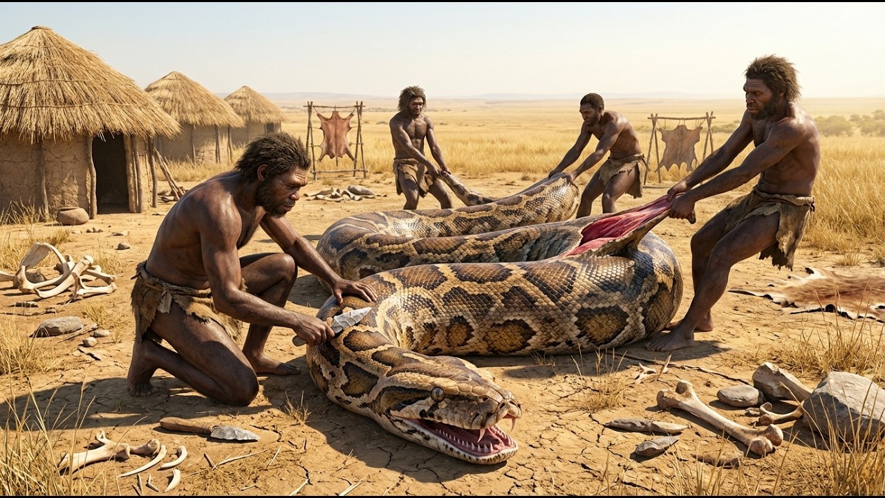Life 5 Million Years Ago: Prehistoric Humans vs Giant Python – The Deadliest Encounter