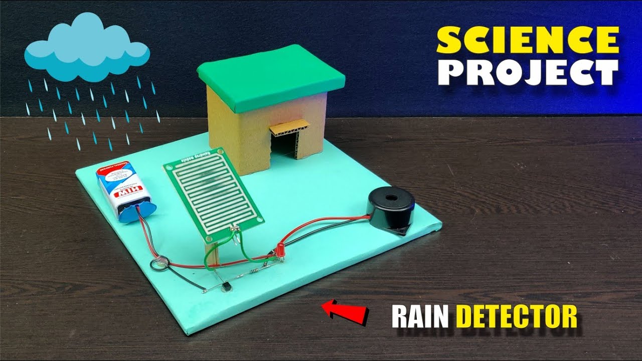 How To Make Rain Detector Project|| Rain Detector Project|| Rain Sensor Using BC547 Transistor #iot 