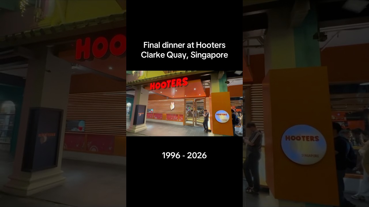 Последний день работы Hooters Singapore…