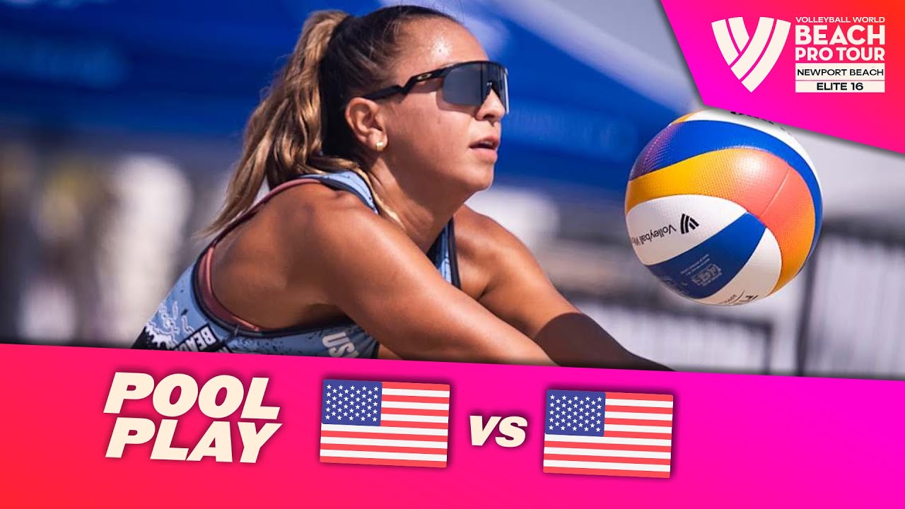 Nuss/Brasher vs. Chacon/Chacon - Pool Play Highlights | Newport Beach 2025 