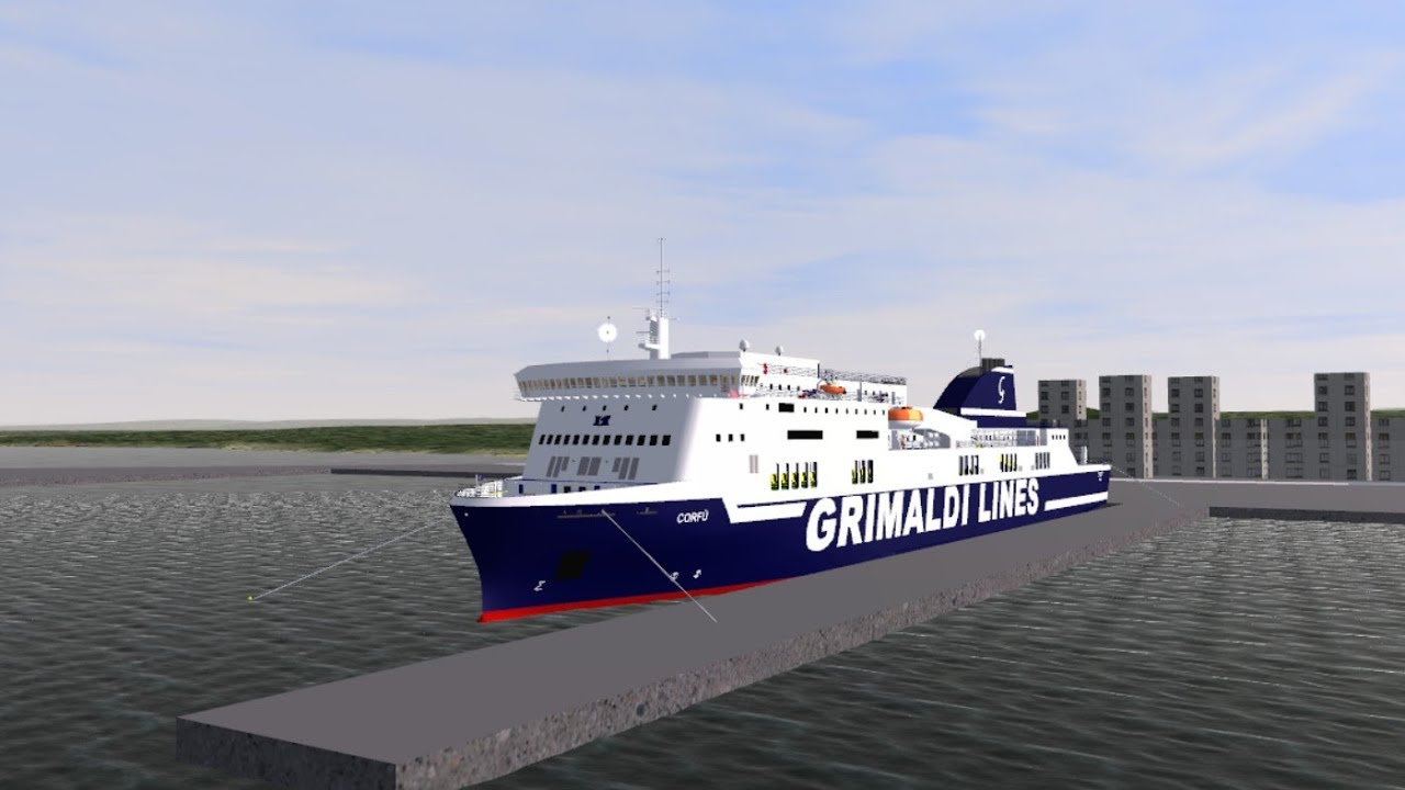 VSF Grimaldi Lines MS Corfu Cagliari - Civitavecchia Virtual Cruise