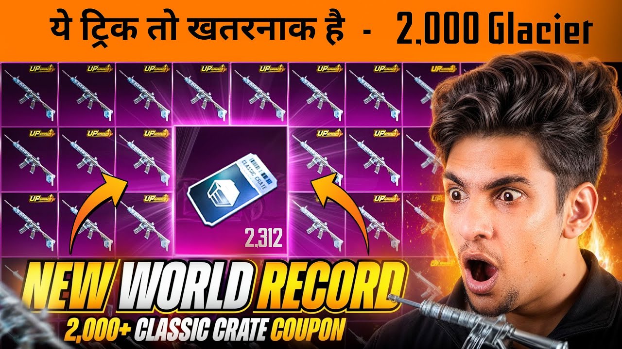 2000+ Glacier M416 🔥 NEW RECORD | Classic Crate Opening