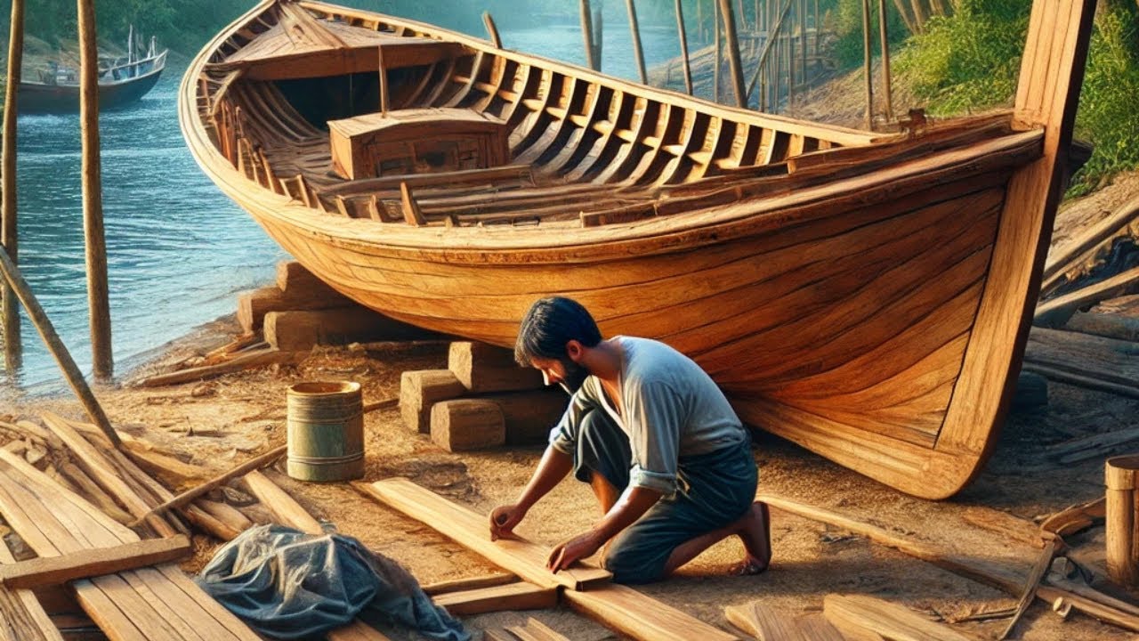 How Traditional Craftsmen Build A Boat Without Modern Tools