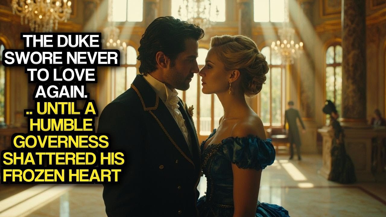 THE DUKE SWORE NEVER TO LOVE AGAIN... UNTIL A HUMBLE GOVERNESS SHATTERED HIS FROZEN HEART