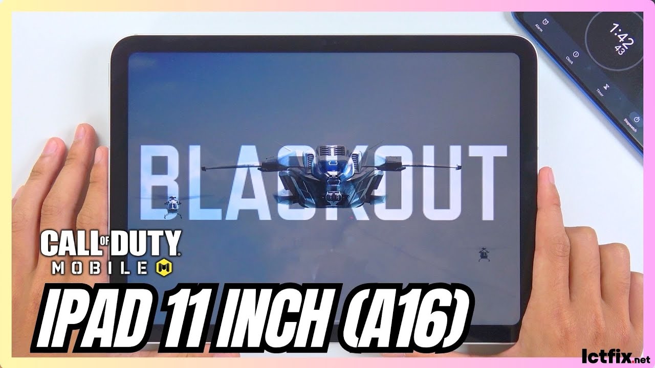 iPad A16 Call of Duty Mobile Gaming test CODM | Apple A16
