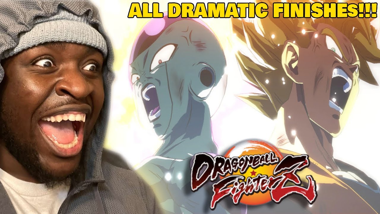 WAS I SLEEPING ON FIGHTERZ!!! | Dragon Ball FighterZ ALL Dramatic Finishes & Special Intros REACTION