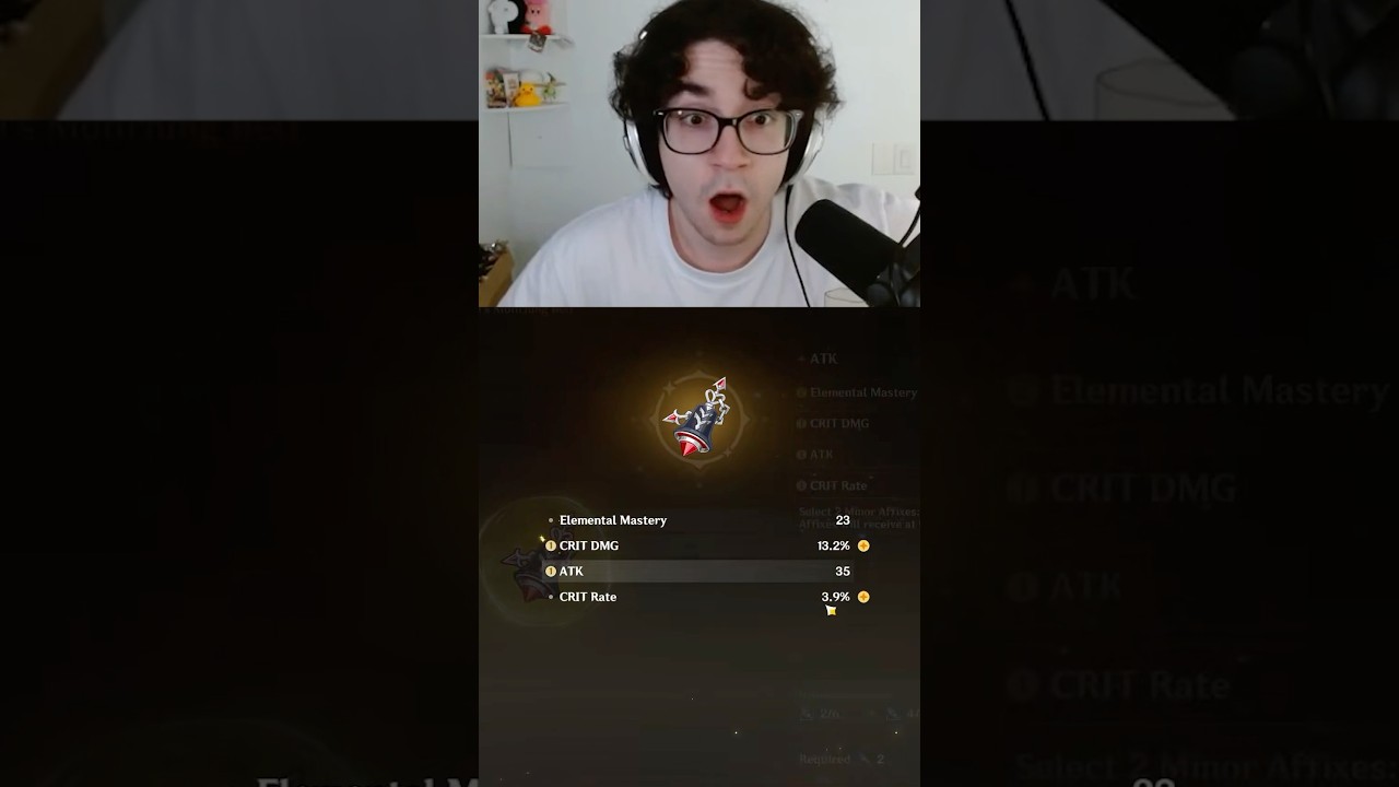 The Artifact Rerolling Experience In Genshin Impact...