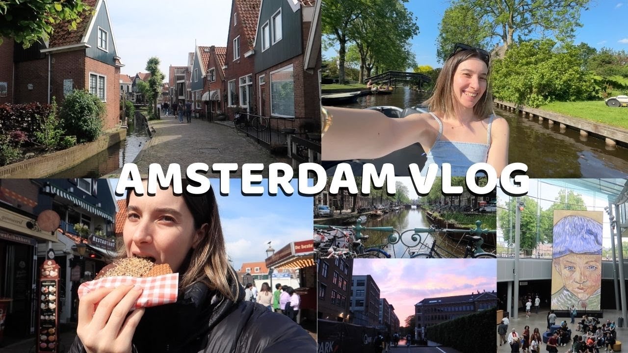 AMSTERDAM VLOG | Dünyanın En Güzel Şehri Giethoorn - Volendam 💓