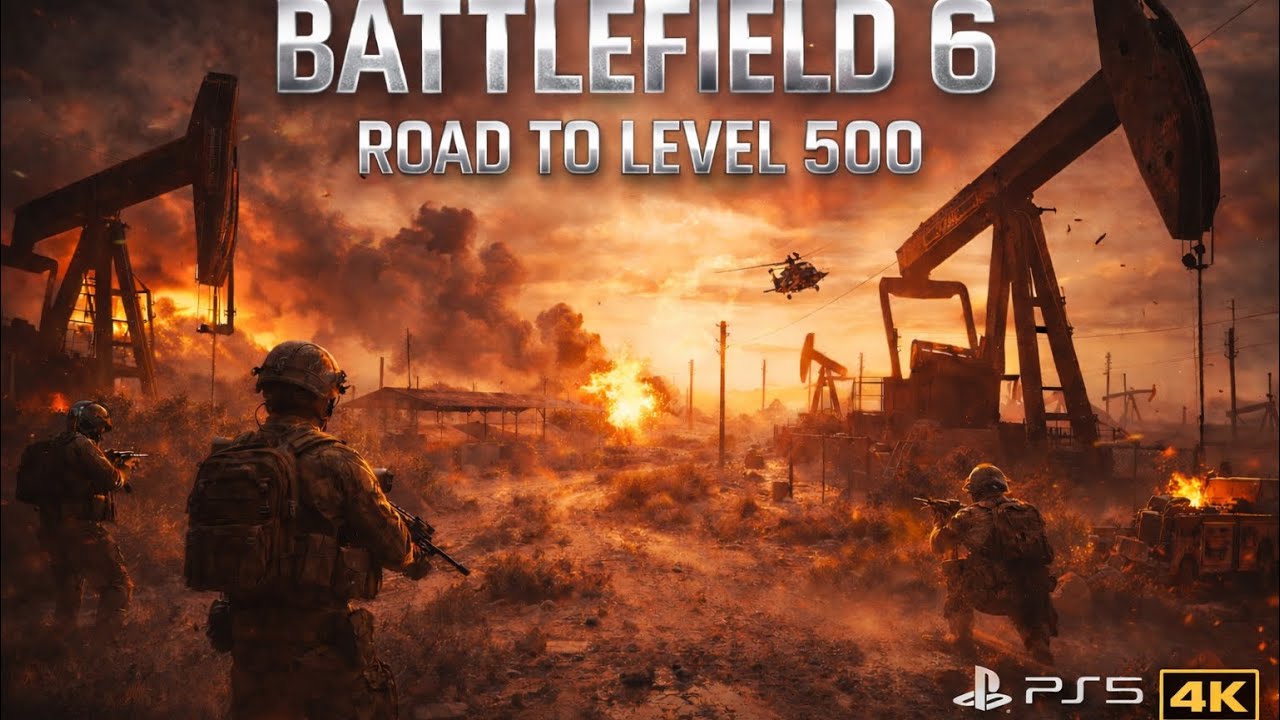 BATTLEFIELD 6 🔥 Road to Level 500 | BADLANDS Gameplay | PS5 4K