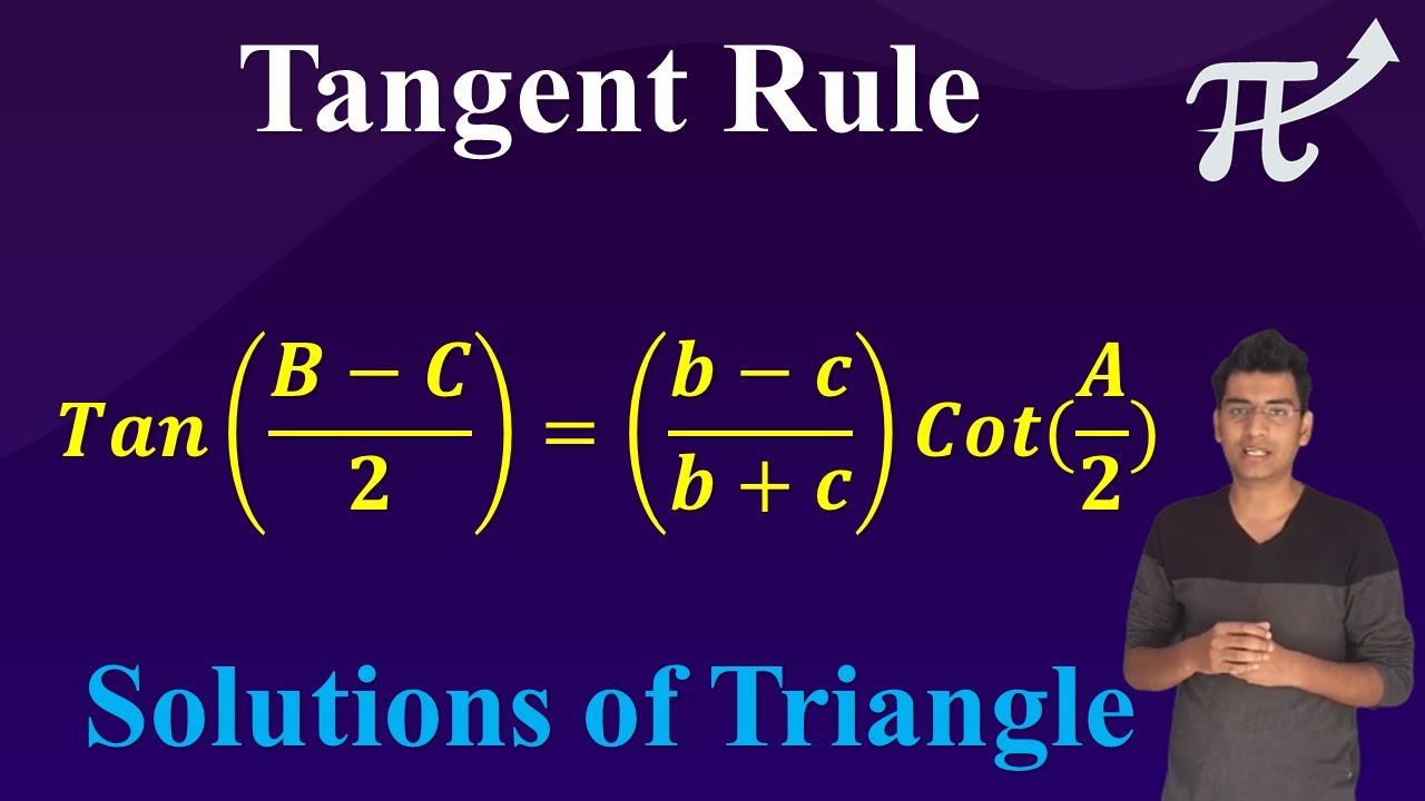 Tangent Rule Napiers analogy  by Jagat Chaudhary Aspiration School of mathematics