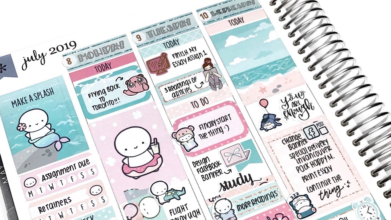 Plan With Me: Summer Fun! - Erin Condren PWM