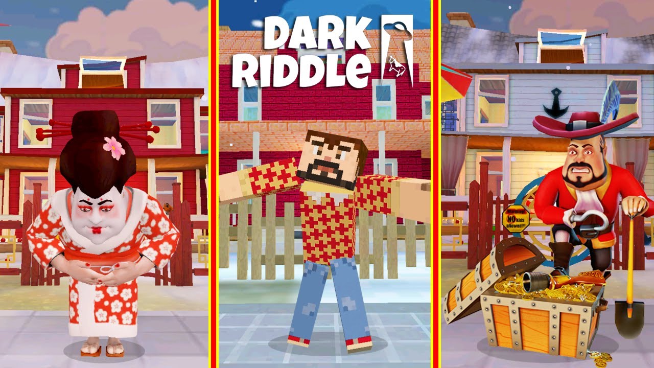 Dark Riddle 10.0.0 🧨Vs Dark Riddle PIXEL MODE  | Gameplay Walkthrough | #darkriddle