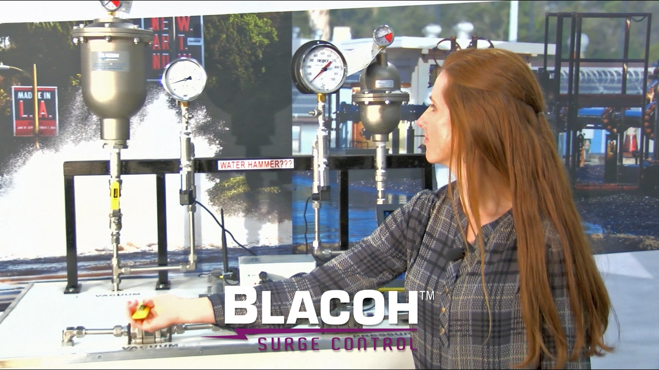 Water Hammer Demonstration with Blacoh SurgeWave Transient Monitoring System