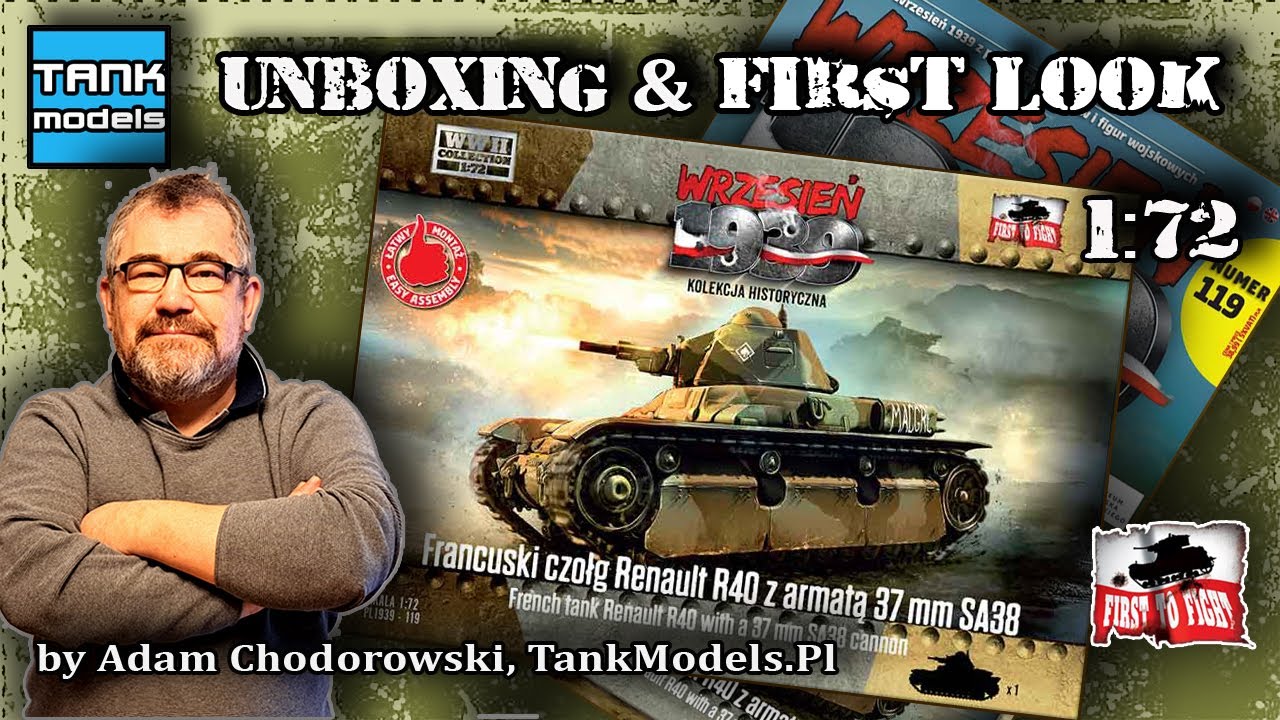 Unboxing 423 (🇵🇱🇬🇧) - 🇫🇷 RENAULT R40 W/SA38 🇫🇷 - FIRST TO FIGHT 119