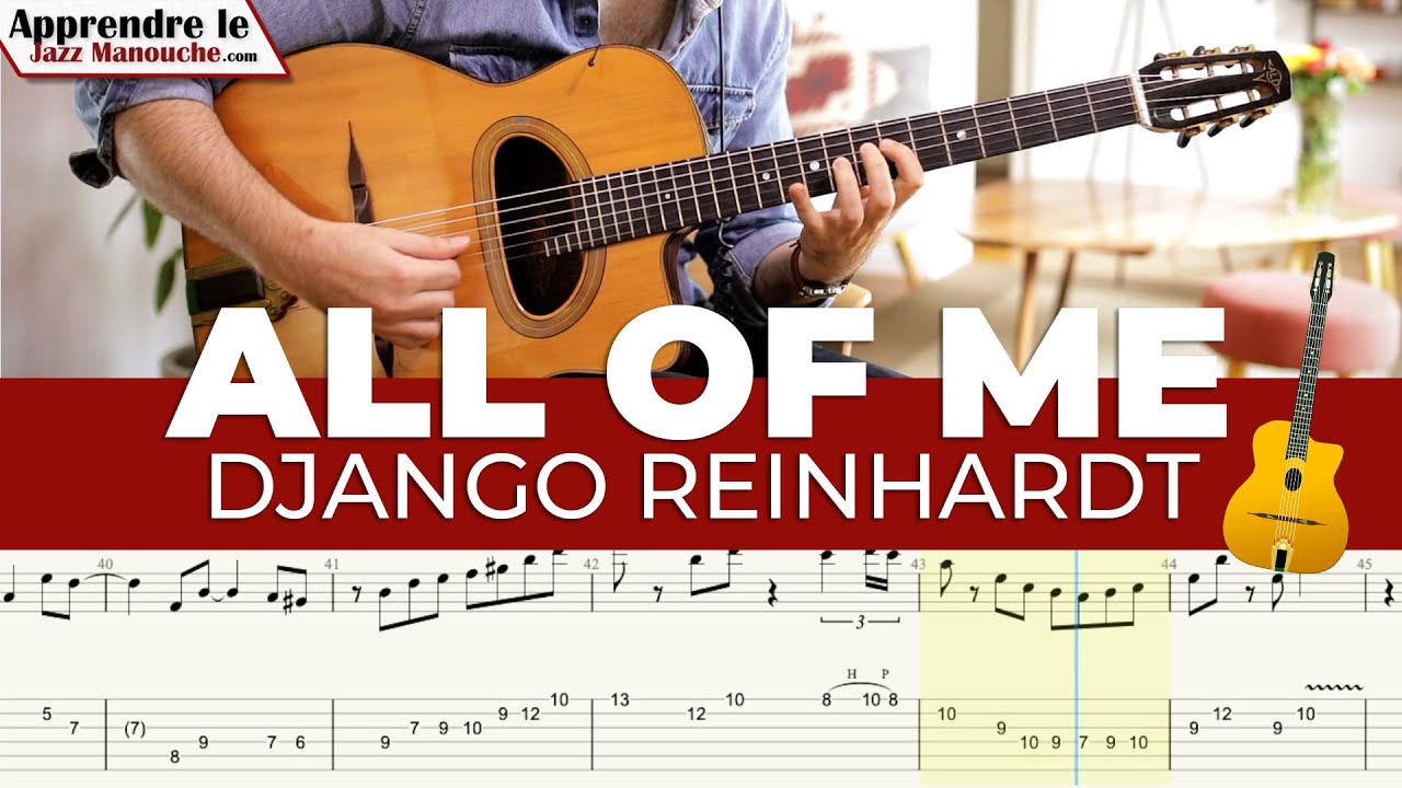 All of Me version Django Reinhardt - Solo et tablature (Gyspy jazz free tab)