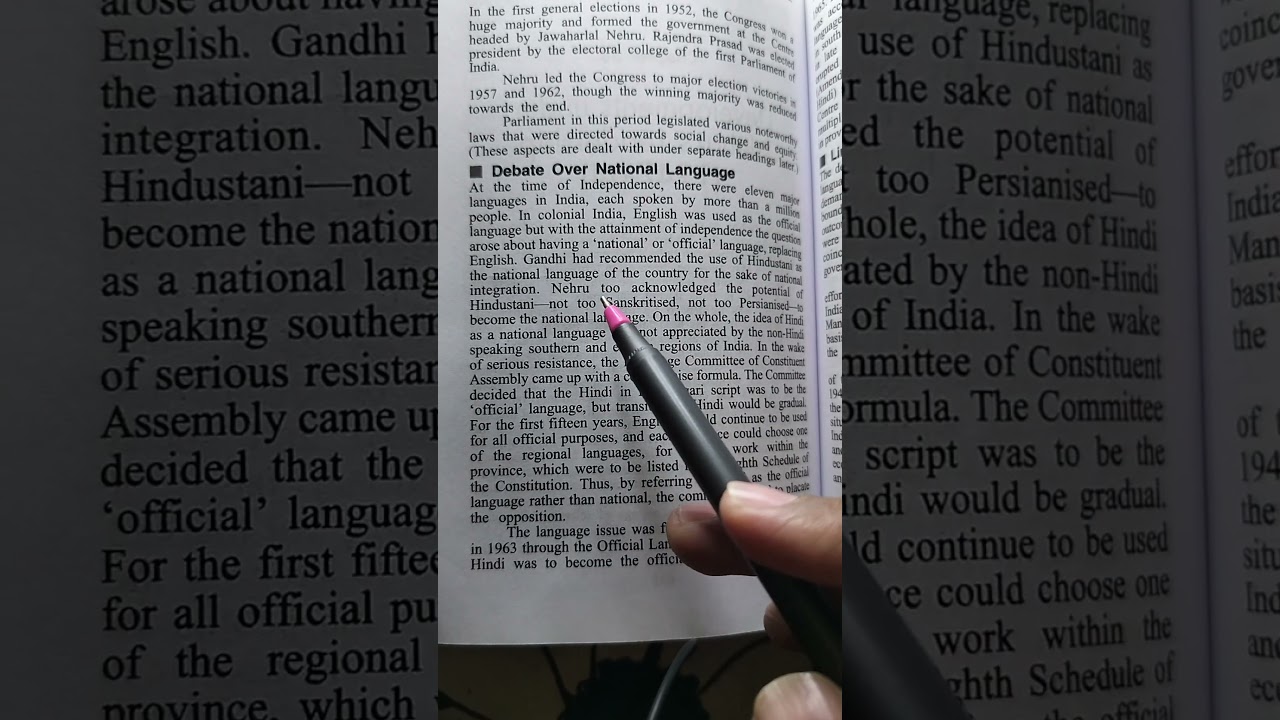 Debate over National Language of India #upsccse #upsc #upscgs #history #upscexam #upscprelims #ias