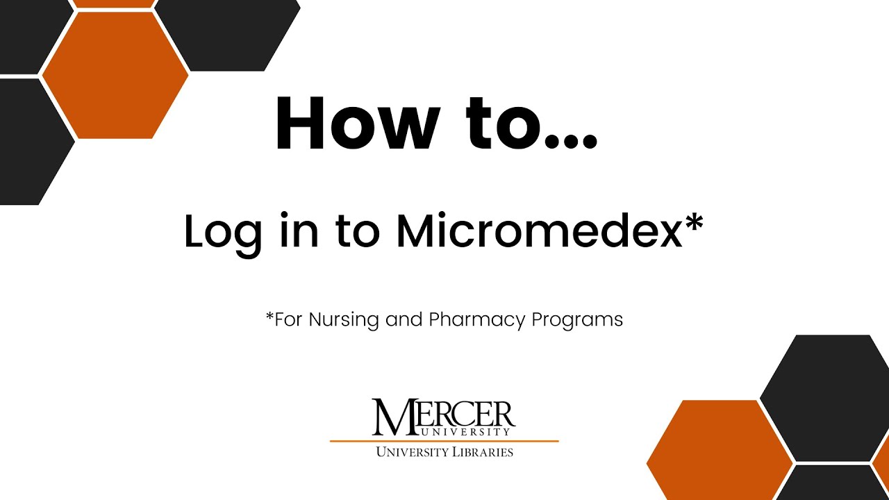 How to Log in to Micromedex