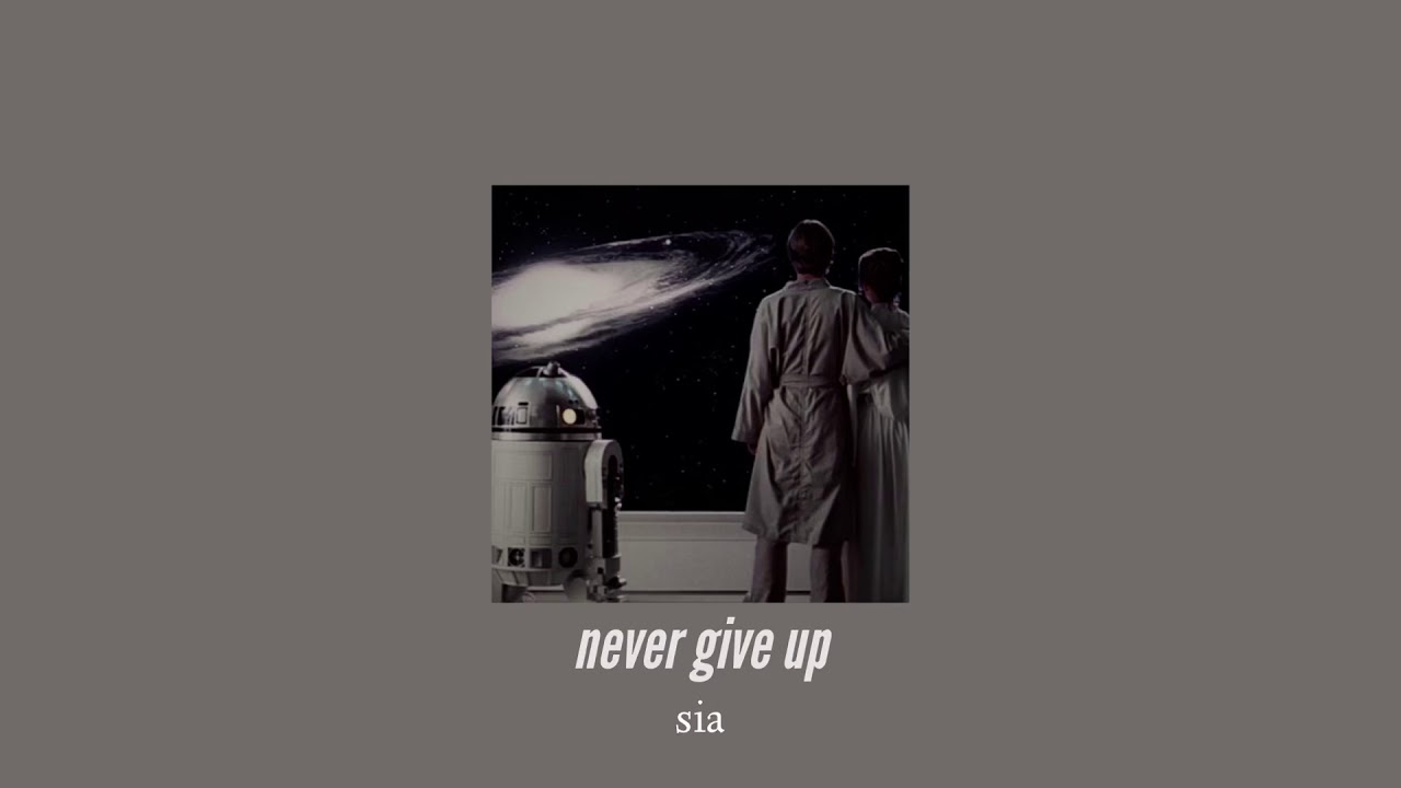 ( slowed down ) never give up