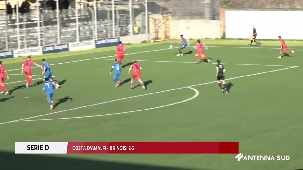 16 FEBBRAIO 2025   SERIE D   COSTA D'AMALFI - BRINDISI 2-2