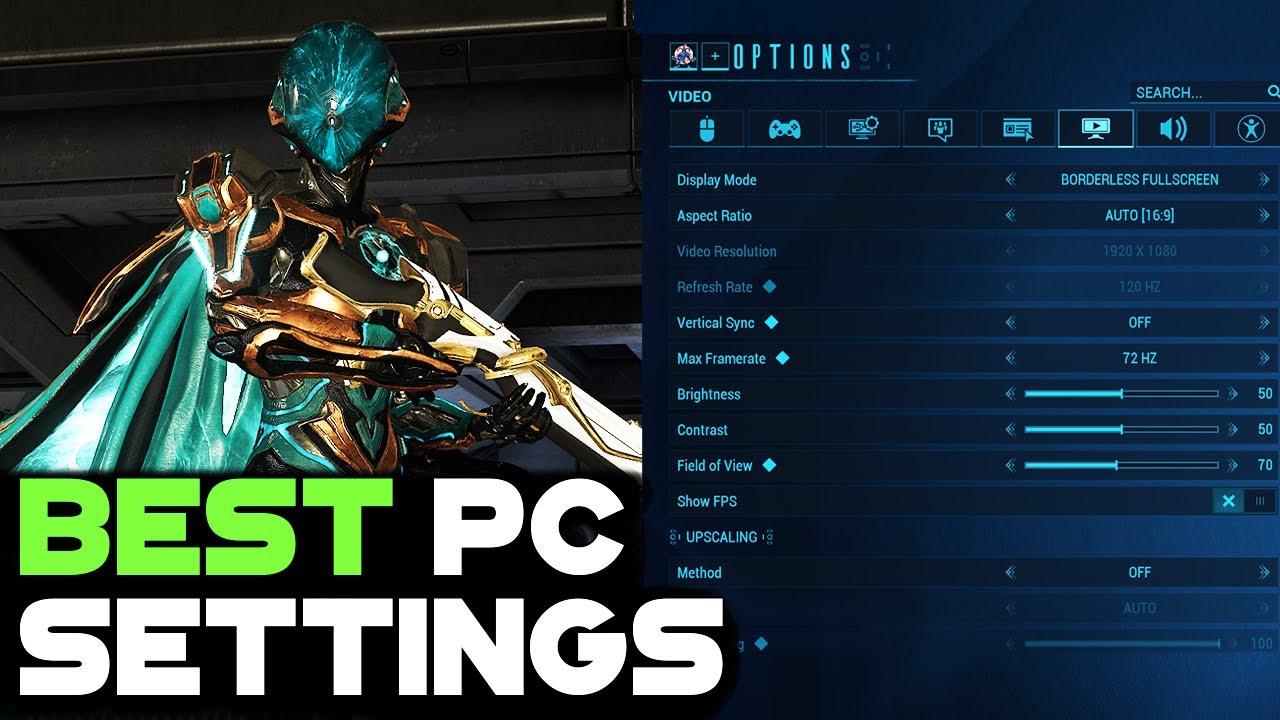 Полное руководство по настройкам Warframe (привязка клавиш, производительность, показатели урона)